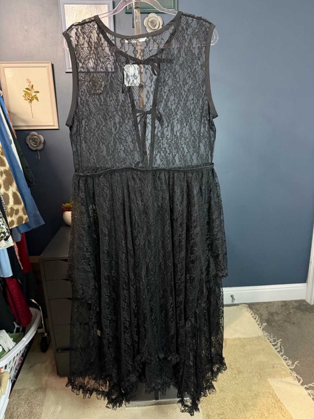 Altar'd State Black Lace Maxi Dress - Picture 6 of 7